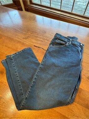 Wrangler Men's Dark Blue Relaxed Fit Jeans Five Star 34x30